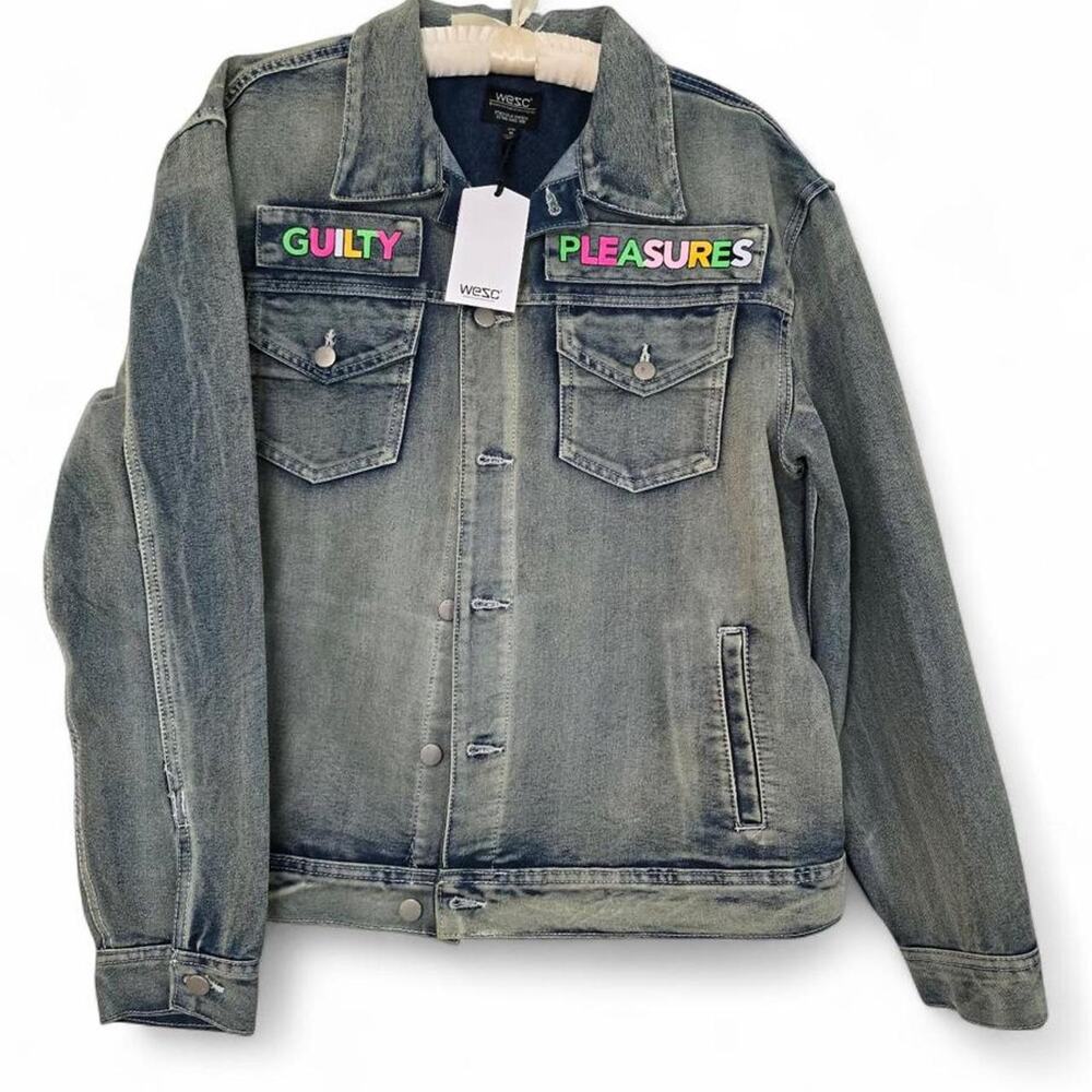 NWT WeSC Faded Jean Jacket Size M(M) L(W)